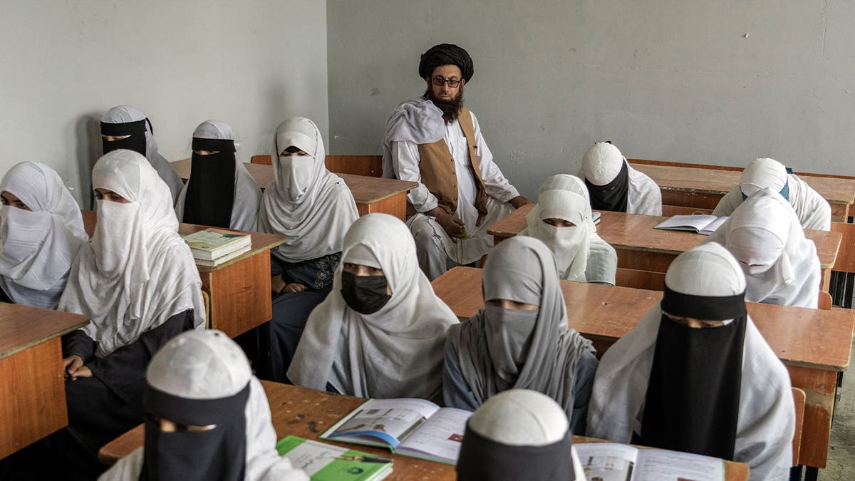 afghan religious school with girls