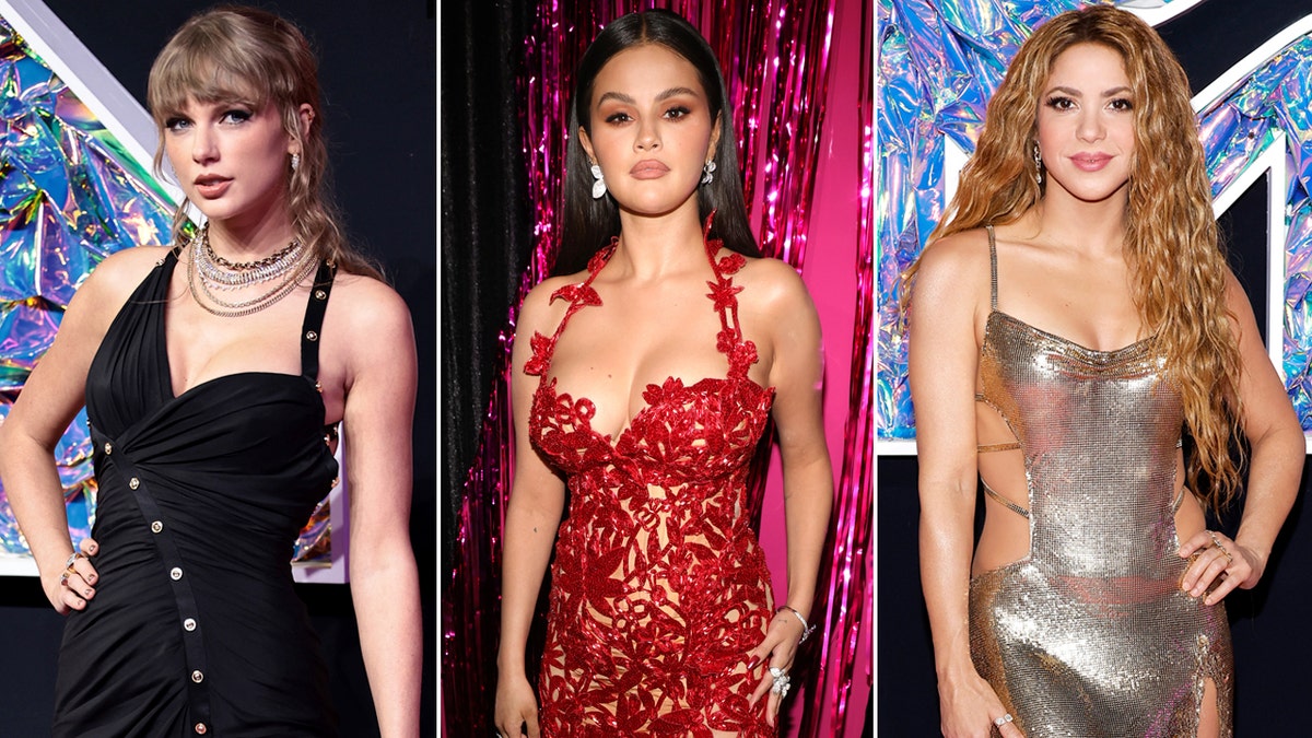 1200px x 675px - MTV VMAs red carpet: Taylor Swift, Selena Gomez and Shakira defy  barely-there trend at star-studded show | Fox News