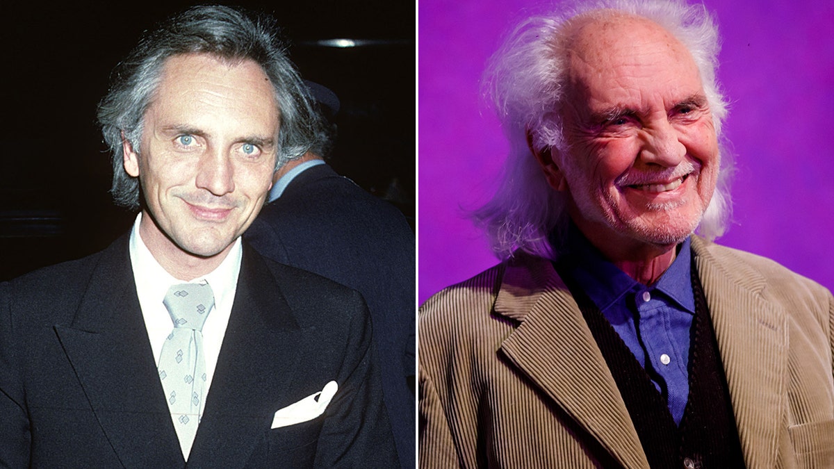 Terence Stamp then and now split
