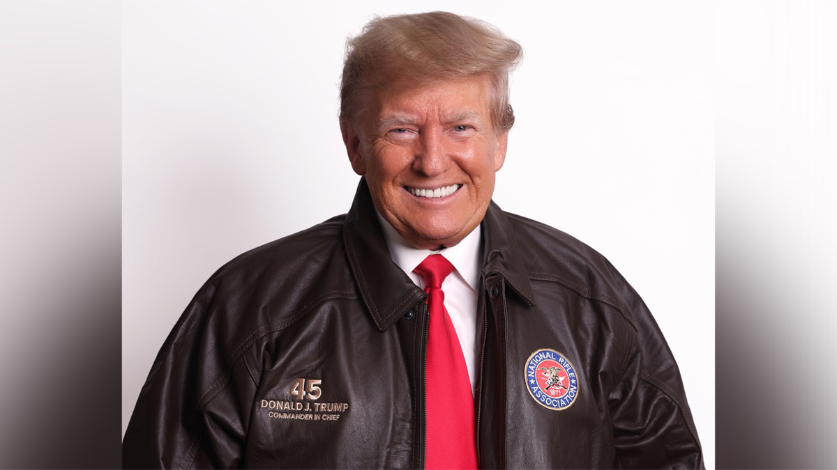 Trump in Nra jacket