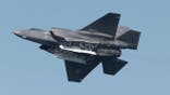 Close-up of F-35