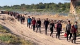 Sept. 20, 2023: Migrants mostly from Venezuela move into Eagle Pass, Texas.