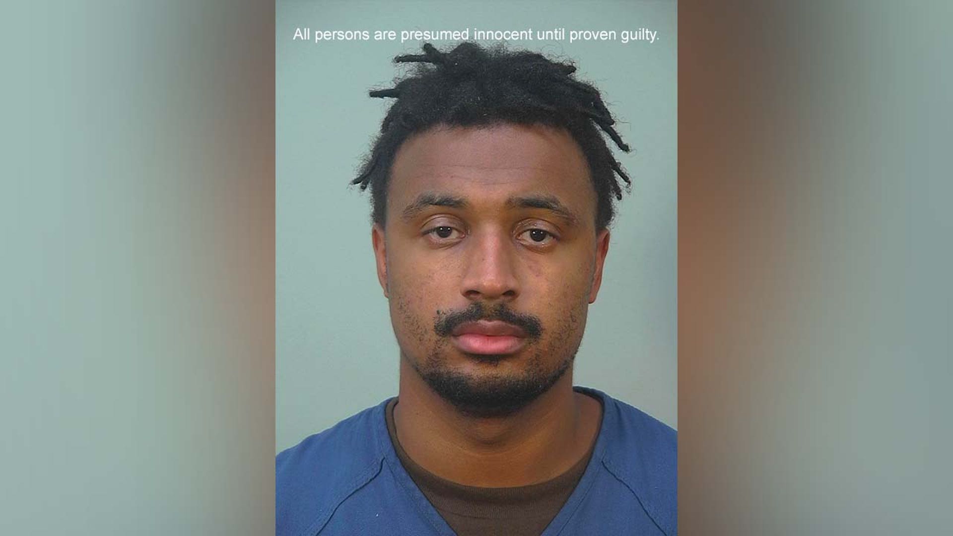 A mugshot of Brandon Thompson