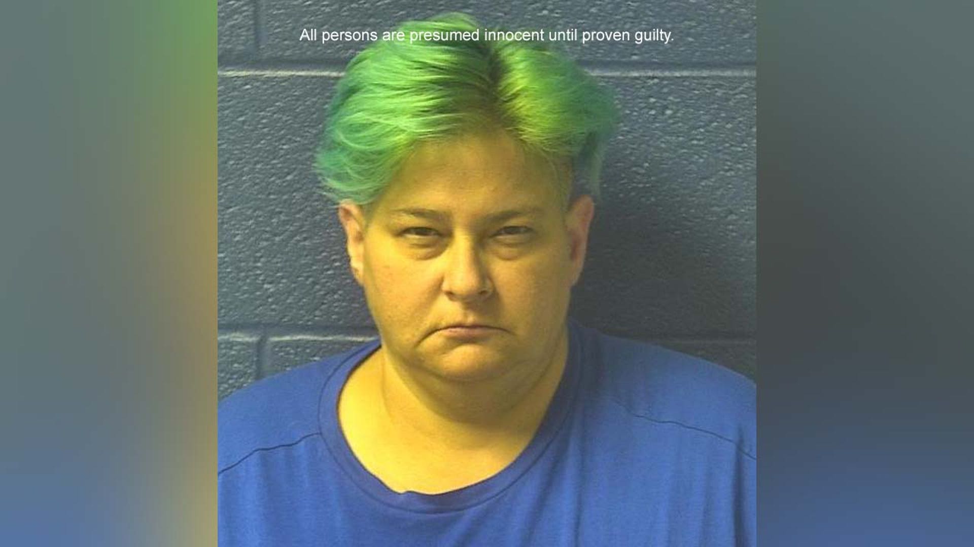 A mugshot of Jessica Preston