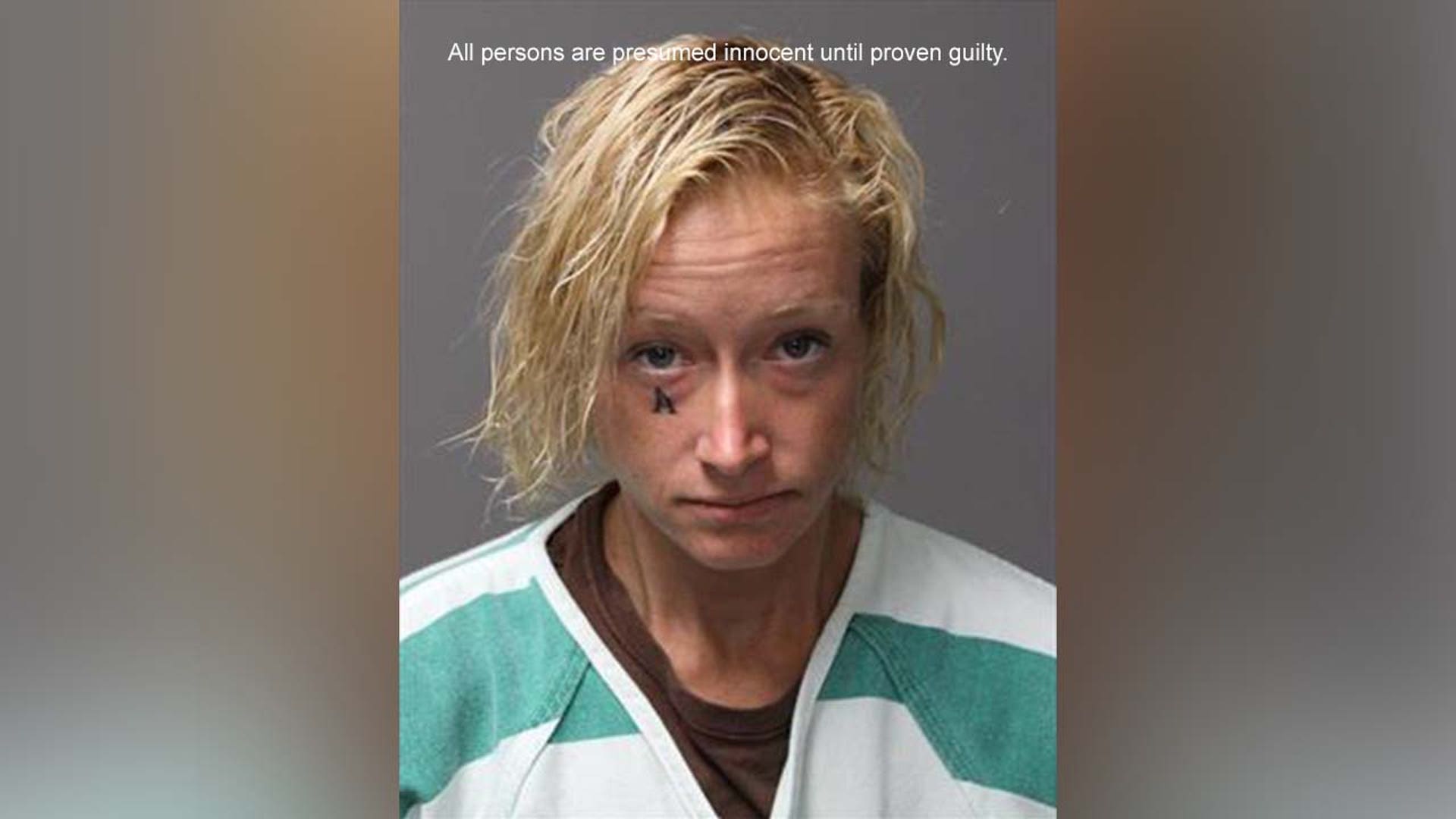 A mugshot of Kathryn Morrison