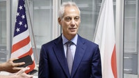 Rahm Emanuel, recently U.S. ambassador to Japan, is eyeing a 2028 presidential bid while criticizing the Democratic Party as "toxic" and "weak and woke" following election losses