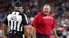 Patriots' Bill Belichick delights fans with demeanor as he slams challenge flag onto ground