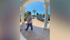 California man's leisurely stroll into home to allegedly steal Hermes blankets worth $5K each caught on video