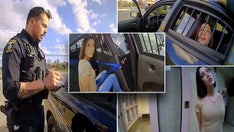 Drunk stripper gets frisky with cop in awkward traffic stop: video