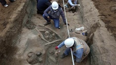 Workers uncover 8 mummies and pre-Inca objects while expanding gas network in Peru