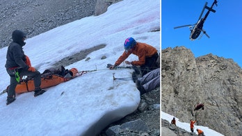 California solo hiker slips, breaks leg after trying to cross High Sierra snowfield without proper gear