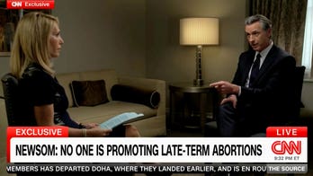 Newsom refuses to say if he supports any limits on abortion while calling GOP attacks on the issue 'total BS'