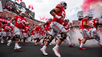 Ohio State coach seeks 'more violent' offensive line as season moves forward