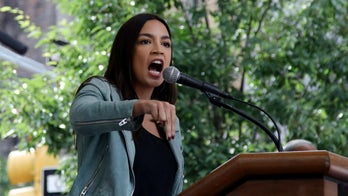 AOC contradicts Biden, says economy in 'crisis' during union workers speech