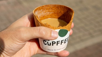 Have your cup and eat it, too: Coffee shop introduces edible cups in an effort to cut down on waste