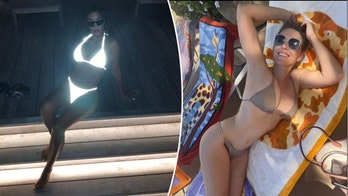 Kim Kardashian and Elizabeth Hurley soak up last days of summer: PHOTOS