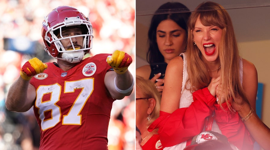 Taylor Swift watches Travis Kelce score as Chiefs dominate Bears | Fox News