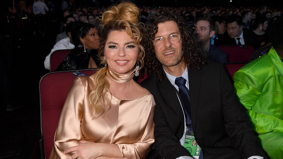 Shania Twain with her husband Frédéric Thiébaud
