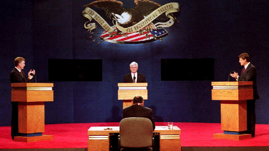 Dan Quayle, James Stockdale and Al Gore vice presidential debate