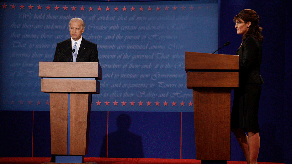Joe Biden and Sarah Palin vice presidential debate 
