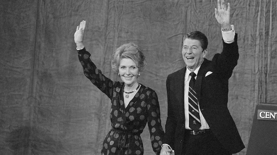 Ronald Reagan and his wife Nancy