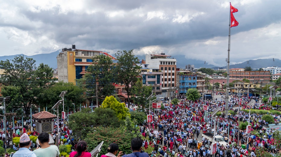 Nepalese teachers show up at capital by the thousands to protest education bill