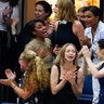Amanda Seyfried and Rachel Brosnahan celebrate US Open women's final