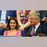 Hilaria Baldwin sports hot pink blouse at US Open with husband Alec Baldwin