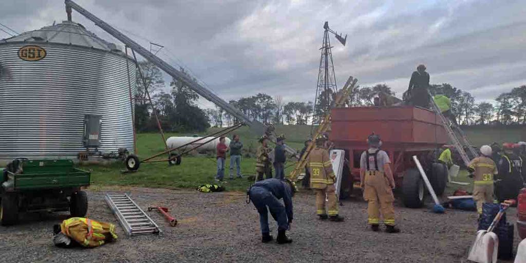 Pennsylvania boy 'buried up to his head in corn' rescued from grain bin, fire officials say - Vimarsana News