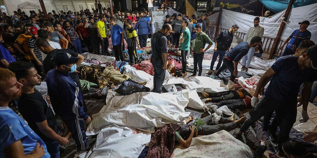 Hundreds killed in blast at Gaza Strip hospital; Israel says Islamic Jihad