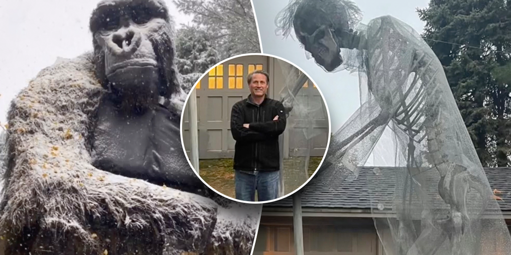 Halloween galore: Massachusetts dad installs extravagant holiday decorations in his front yard - Vimarsana News