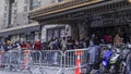 Asylum seekers line up in front of the historic Roosevelt Hotel, converted into a city-run shelter for newly arrived migrant families in New York City. - Fox News