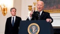 President Joe Biden speaks on the attacks on Israel by Hamas.