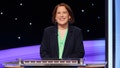 JEOPARDY! MASTERS - "Games 13 &amp;amp; 14" - Host Ken Jennings kicks off the first two rounds of the tournament. The top six highest-ranked current "Jeopardy!" contestants Amy Schneider, Matt Amodio, Mattea Roach, Andrew He, Sam Buttrey and James Holzhauer face off to win the grand prize. WEDNESDAY, MAY 17 (8:00-9:00 p.m. EDT), on ABC.(Christopher Willard/ABC via Getty Images
AMY SCHNEIDER