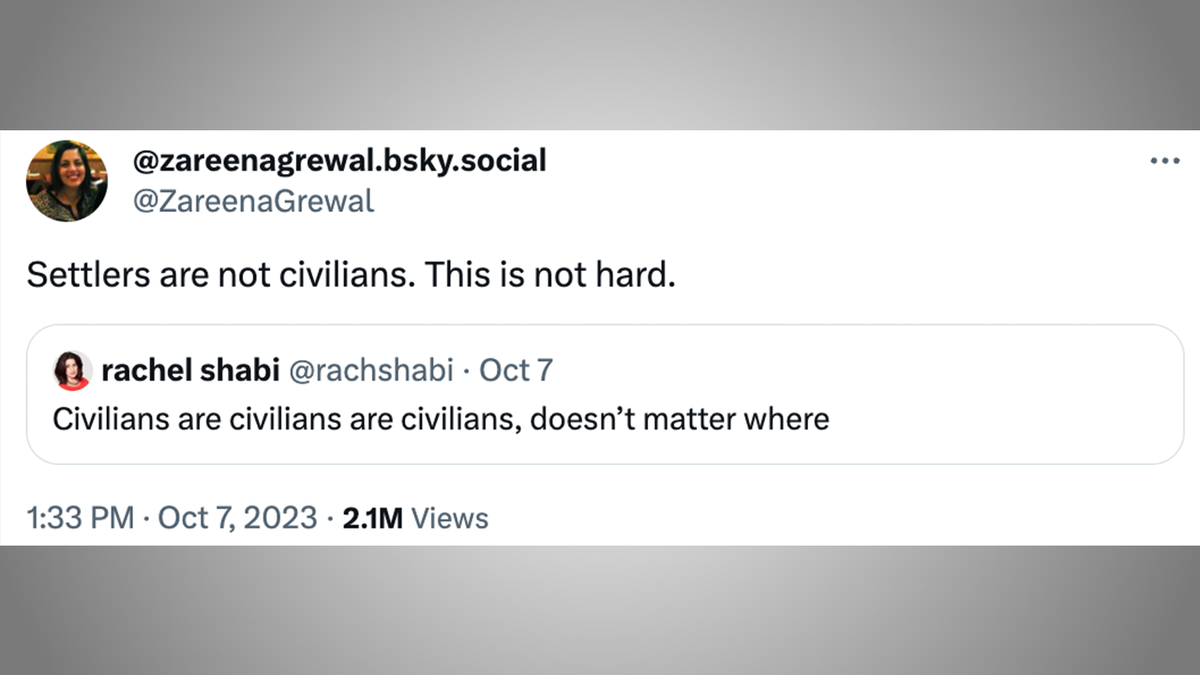Zareena Grewal civilians tweet