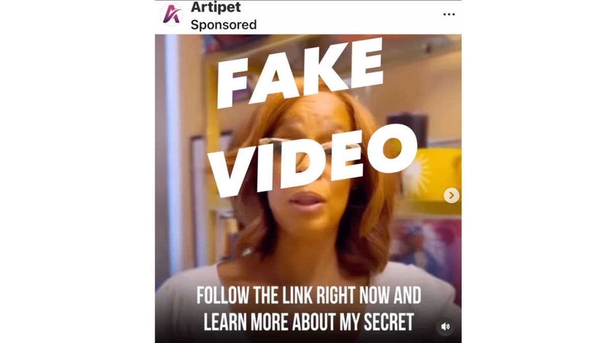 Gayle King'in sahte videosu.