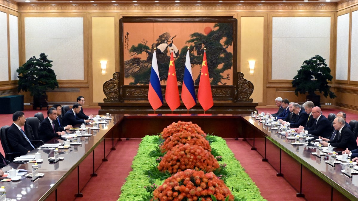 Russia and China meet