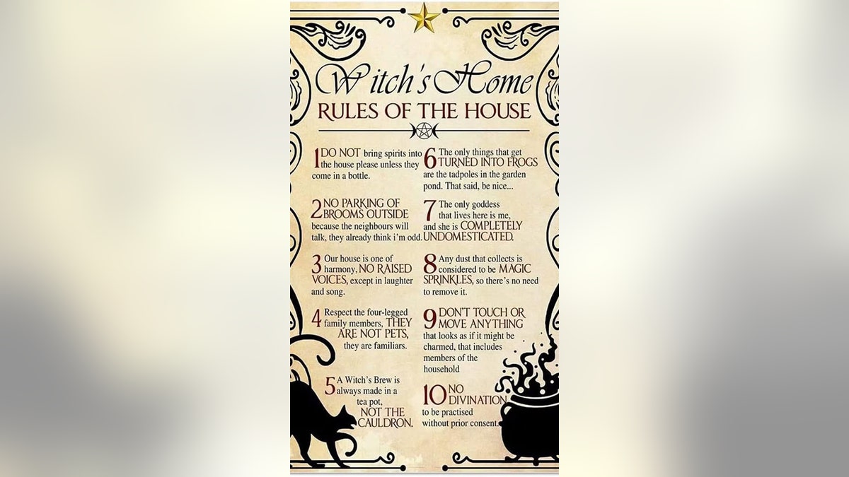 Witch's Home Rules of the House
