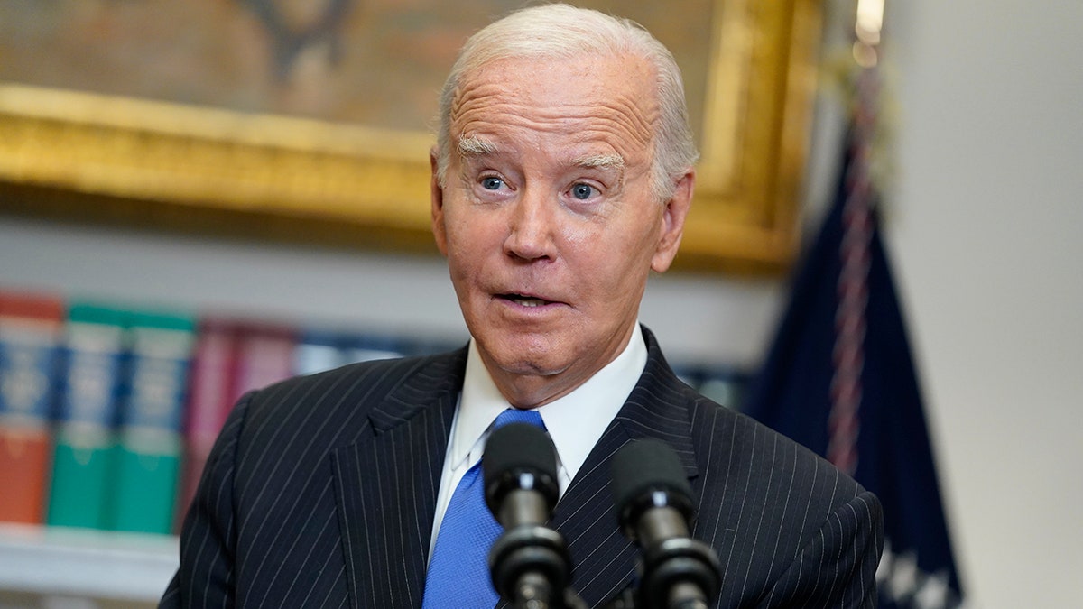 Biden speaks at the White House