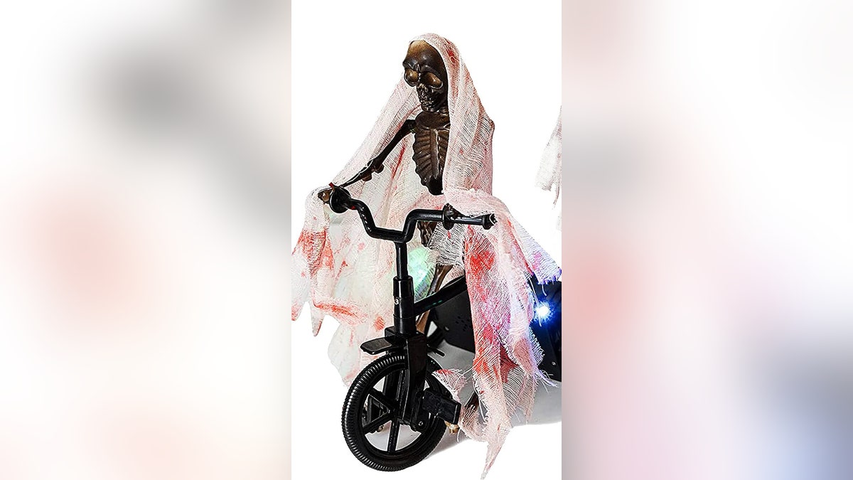 Skeleton on Bike from Amazon