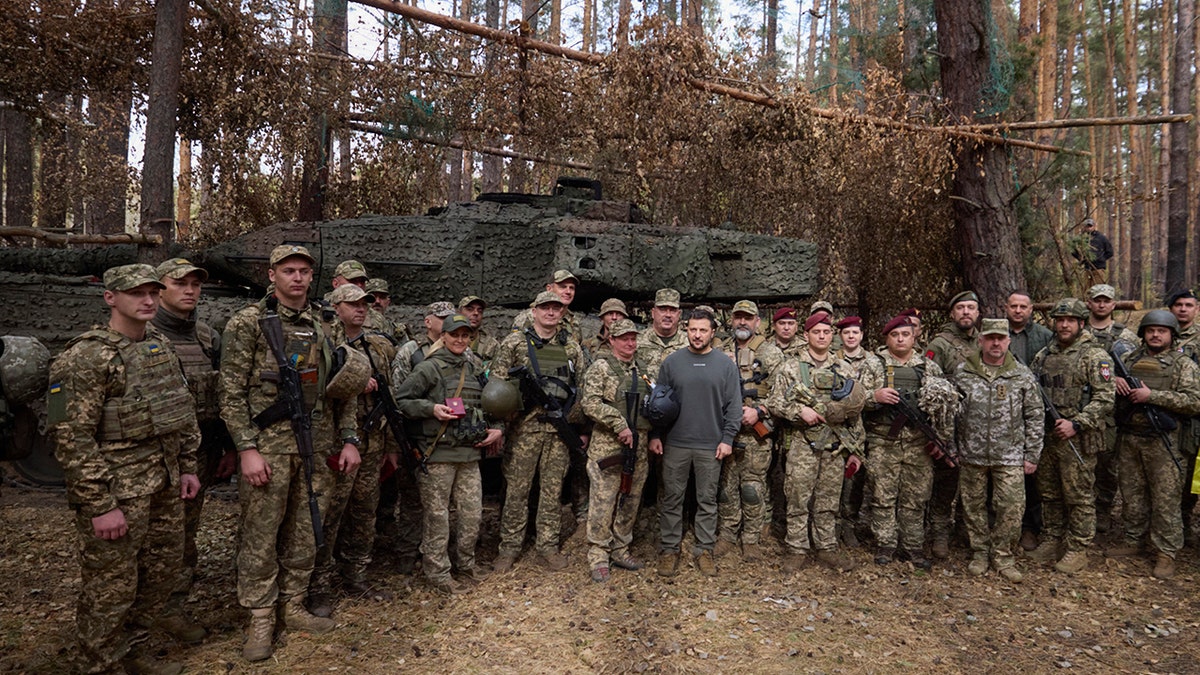 Ukrainian soldiers