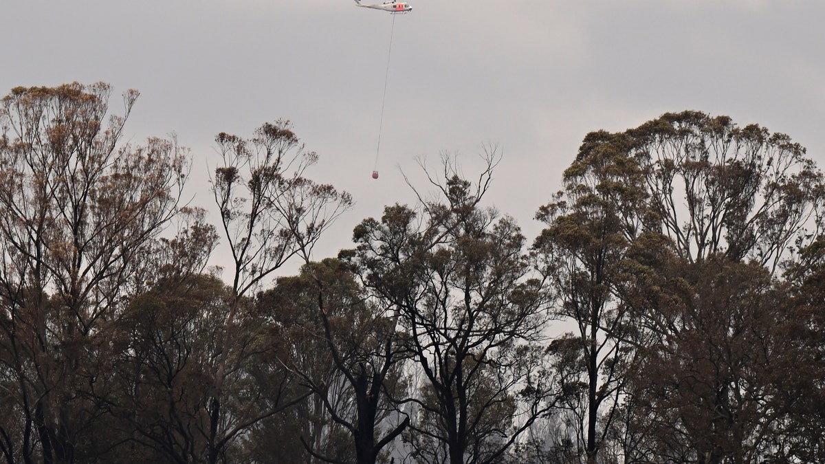 Wildfire helicopter