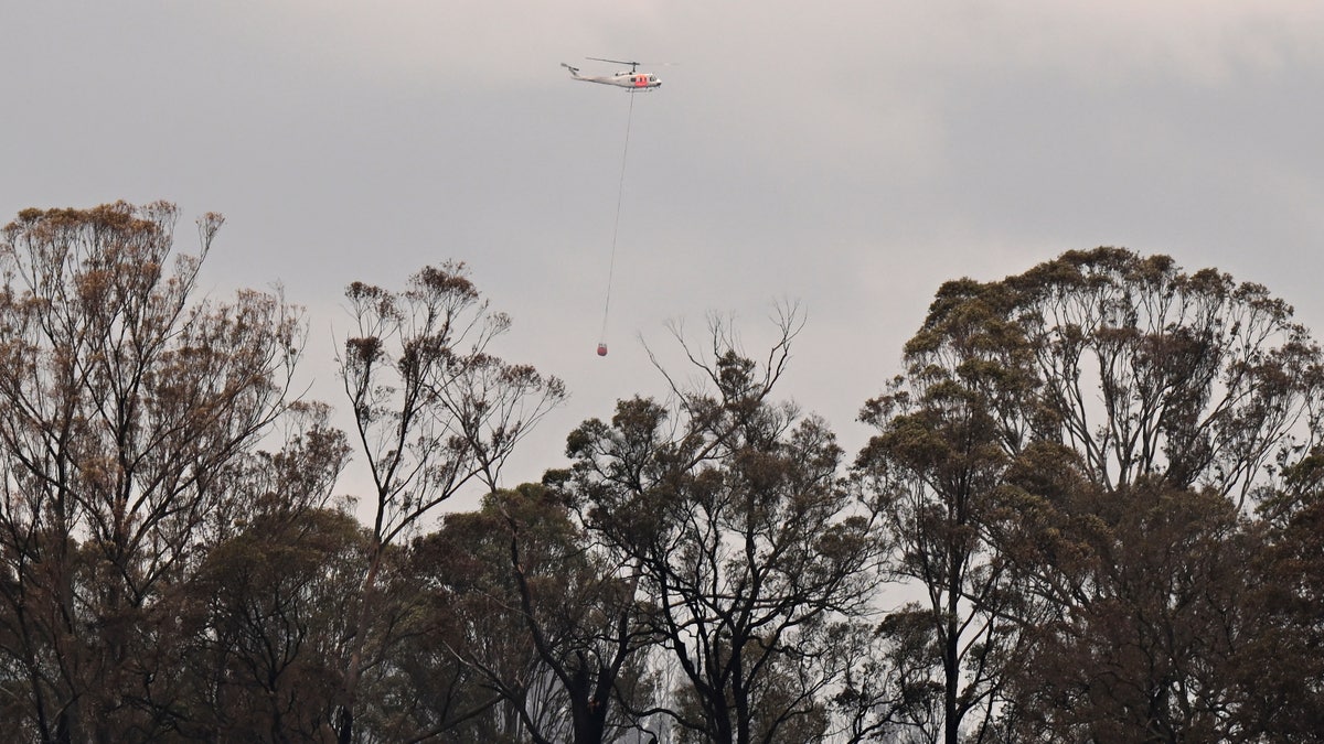 Wildfire helicopter