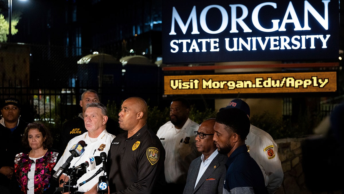 Officials at a news conference