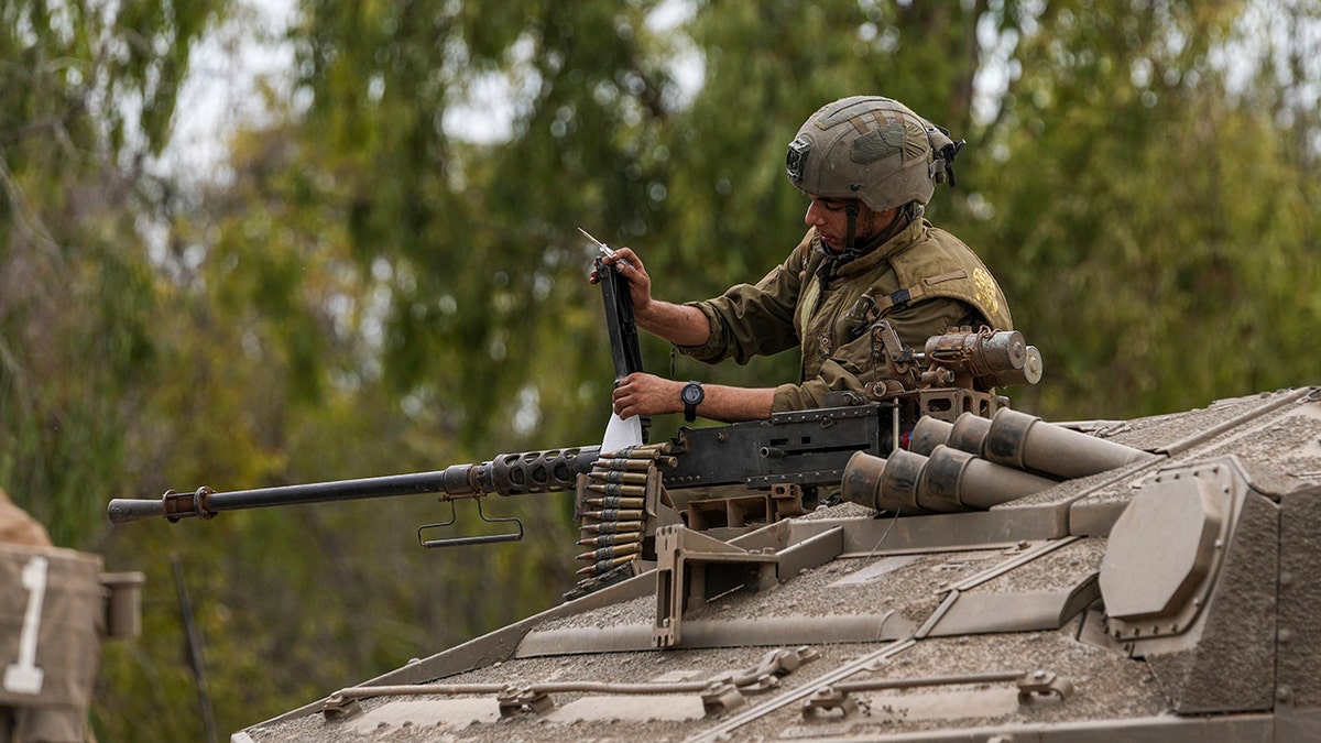 An Israeli soldier