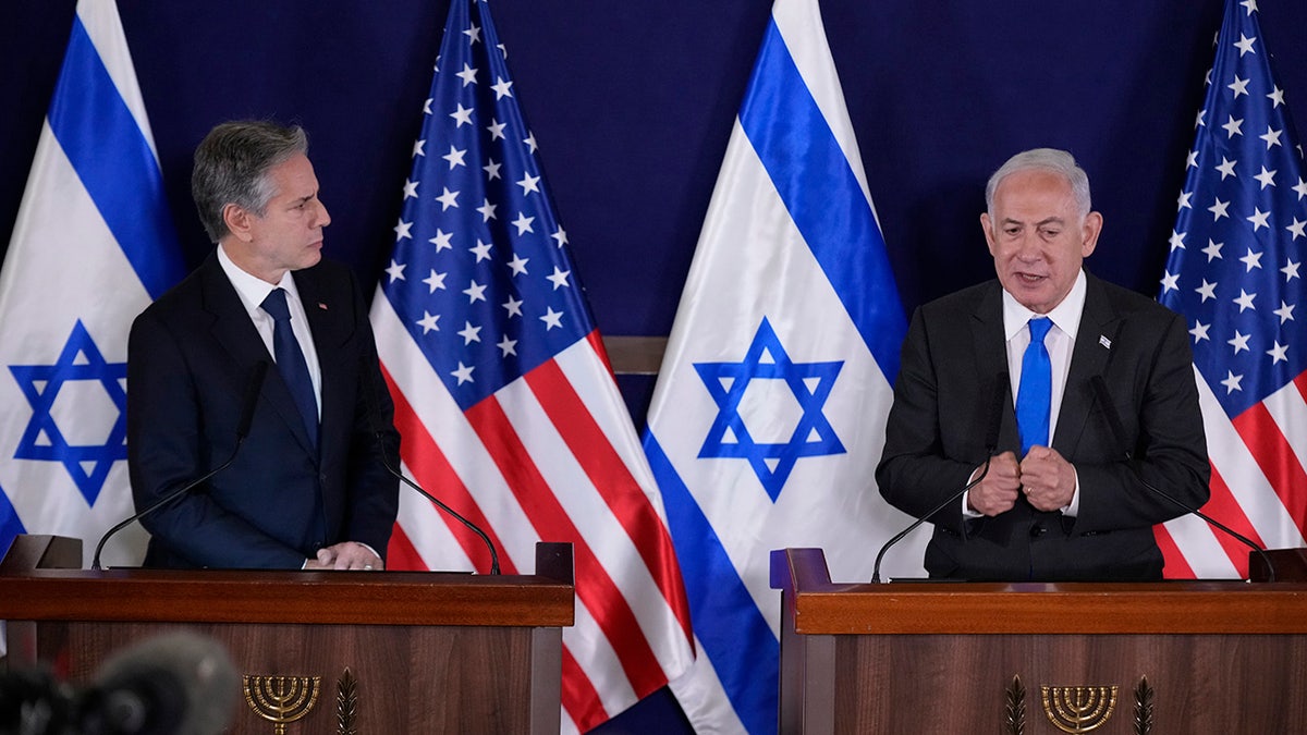 Blinken and Netanyahu in Israel