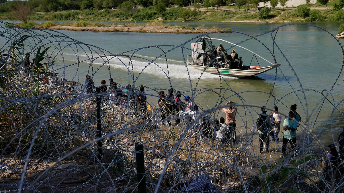 Illegal immigrants cross border