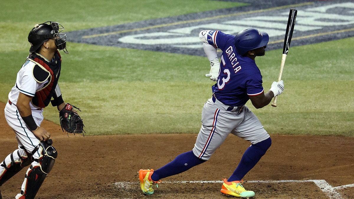 Adolis Garcia suffers injury
