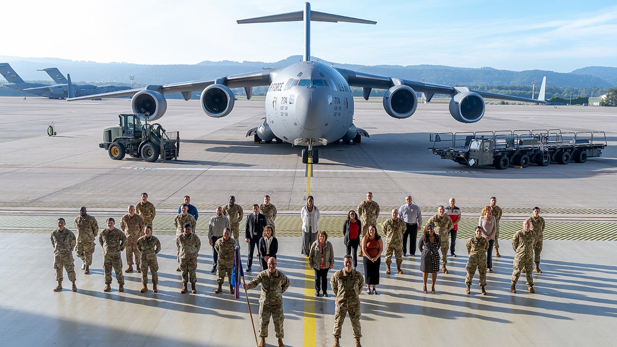 521st Air Mobility Operations Wing group photo