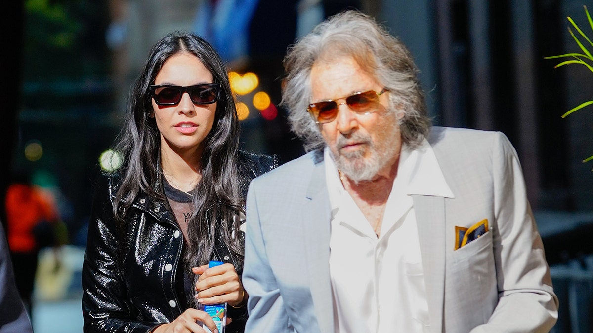 Al Pacino and his girlfriend in NYC